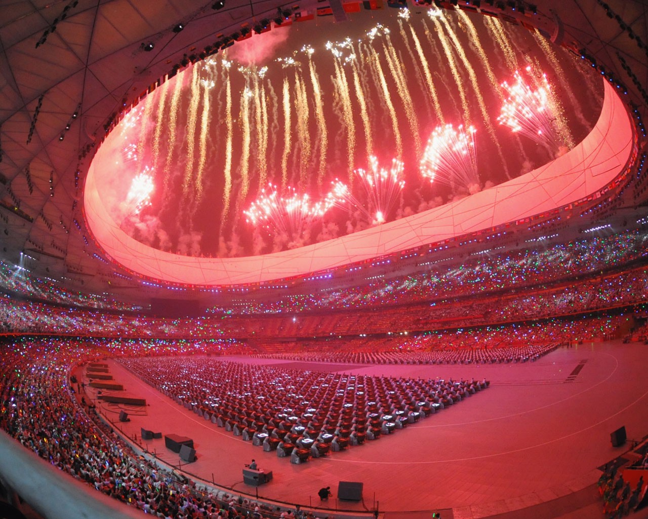 2008 Juegos Olímpicos de Beijing Ceremonia de Apertura de Escritorio #8 - 1280x1024