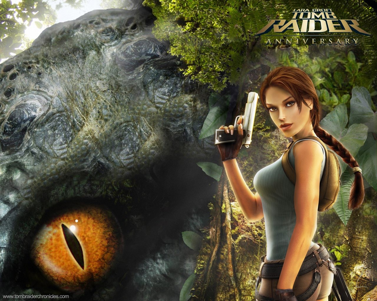 Lara Croft Tomb Raider Wallpaper 10 º Aniversario #2 - 1280x1024