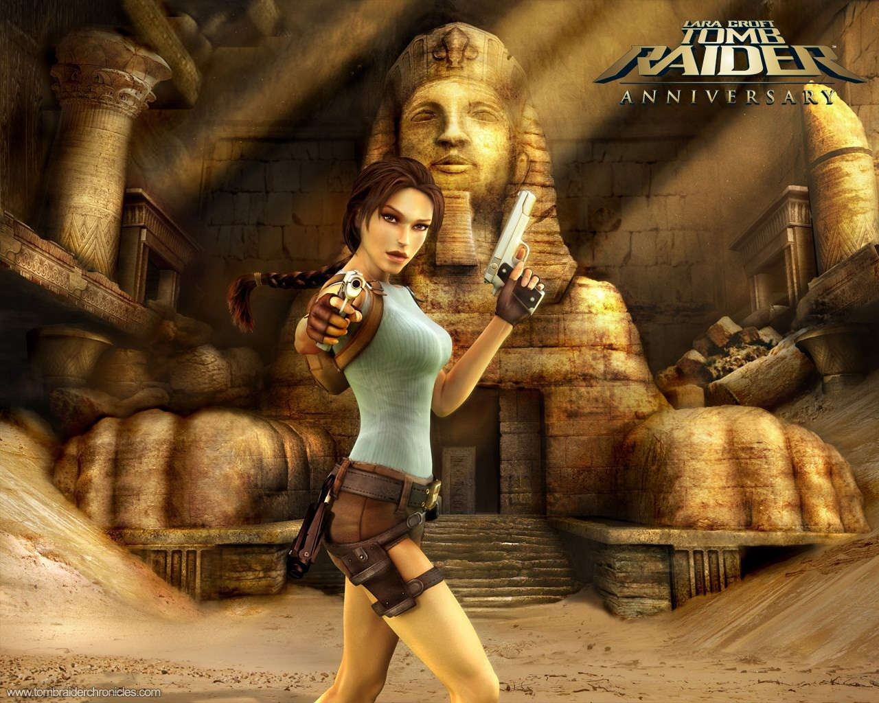 Lara Croft Tomb Raider Wallpaper 10 º Aniversario #3 - 1280x1024