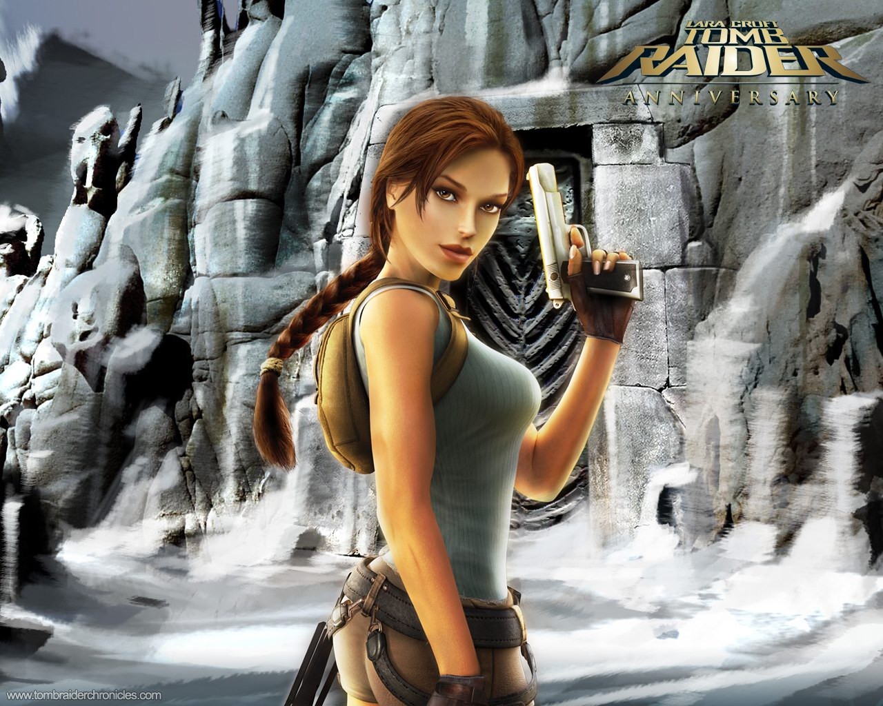 Lara Croft Tomb Raider Wallpaper 10 º Aniversario #4 - 1280x1024