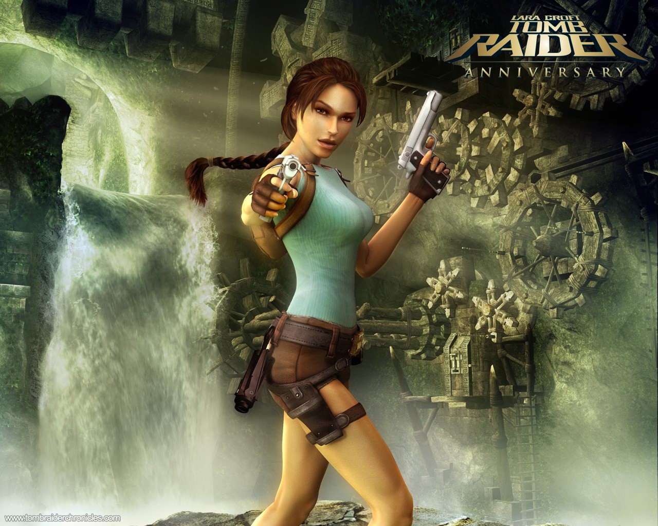 Lara Croft Tomb Raider Wallpaper 10 º Aniversario #5 - 1280x1024