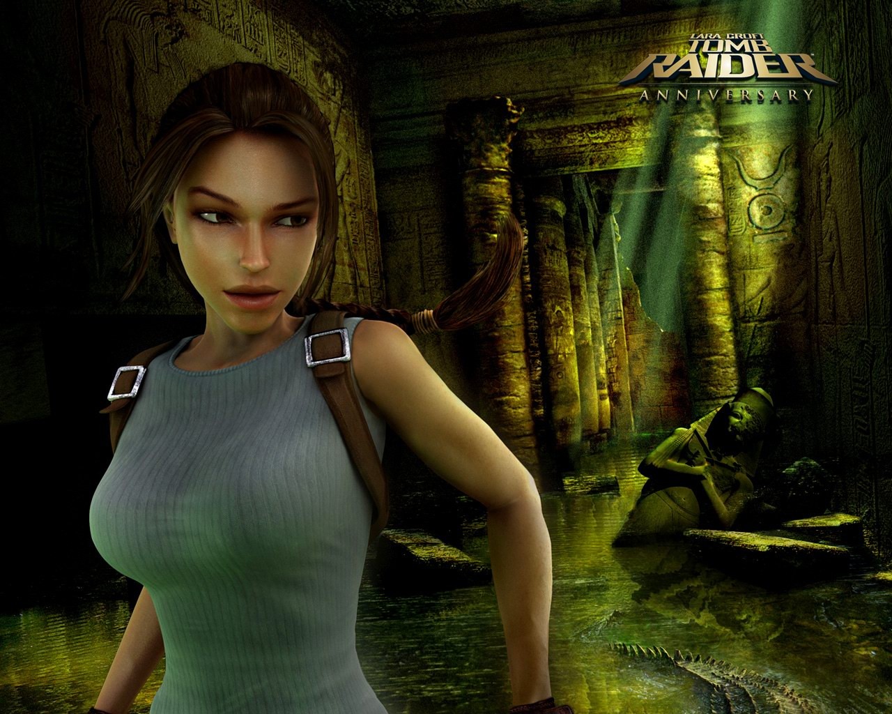 Lara Croft Tomb Raider Wallpaper 10 º Aniversario #7 - 1280x1024