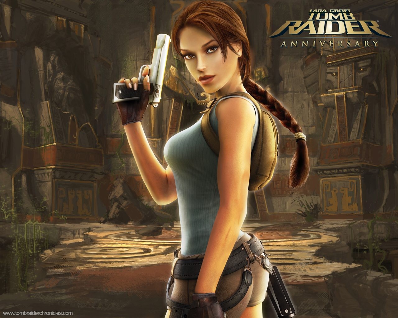 Lara Croft Tomb Raider Wallpaper 10 º Aniversario #14 - 1280x1024