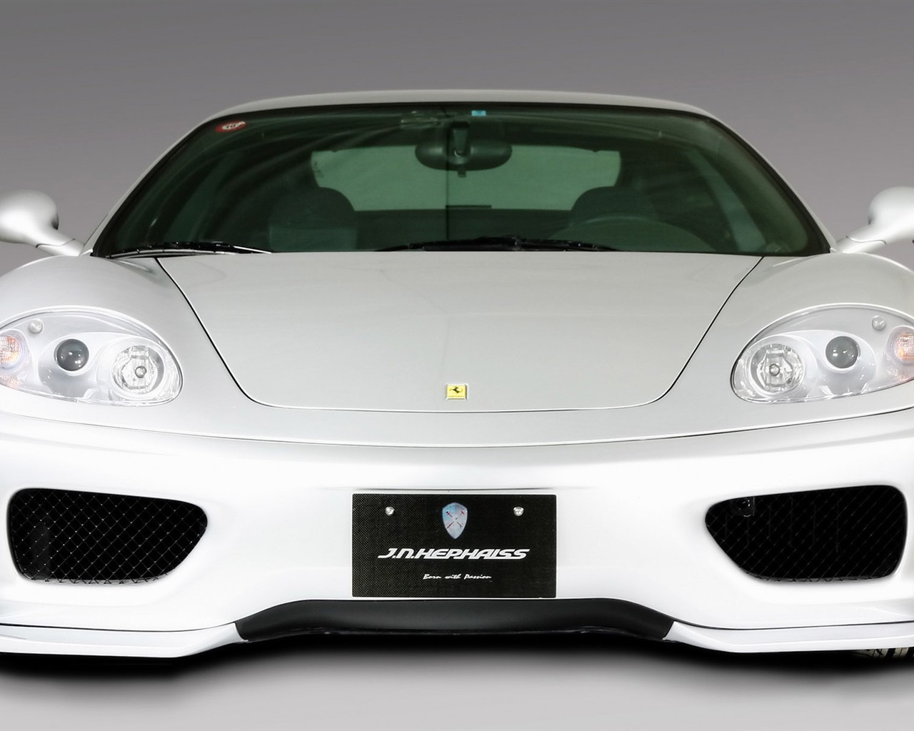 Белый Череп Ferrari F430 стола #6 - 1280x1024
