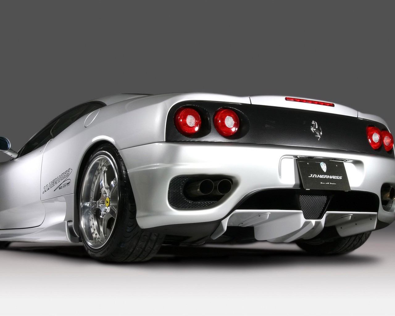 bílá lebka Ferrari F430 tapety #11 - 1280x1024