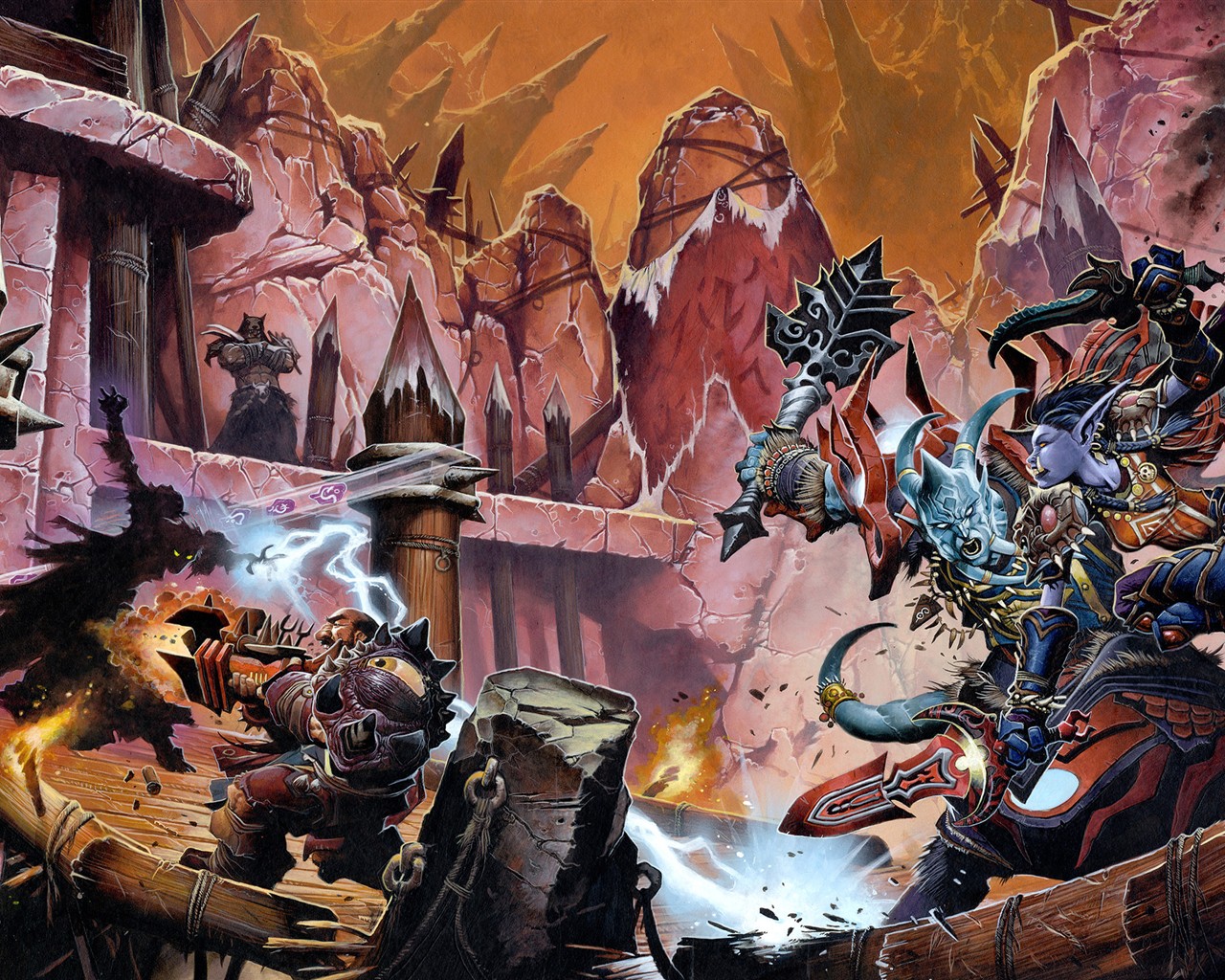 World of Warcraft Album Fond d'écran HD #15 - 1280x1024