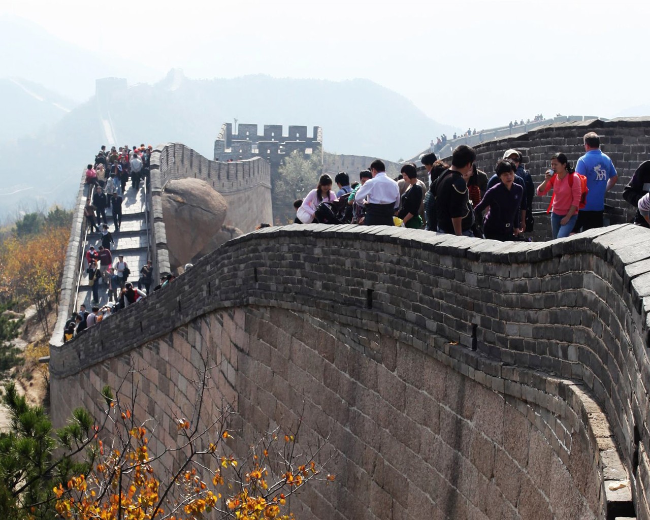 Beijing Tour - Grande Muraille de Badaling (œuvres GGC) #14 - 1280x1024