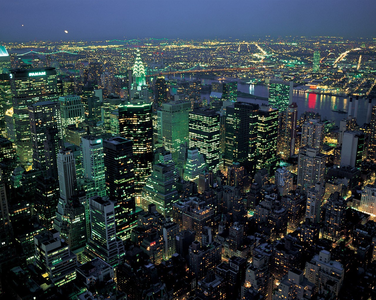 Animé de la ville de New York Building #15 - 1280x1024