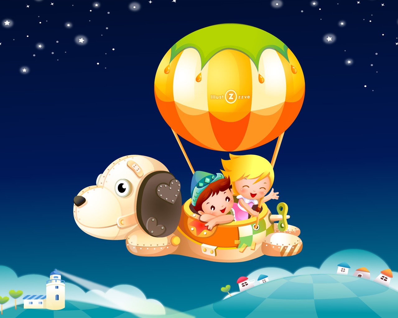 Childhood Dreams cartoon wallpaper albums #20 - 1280x1024