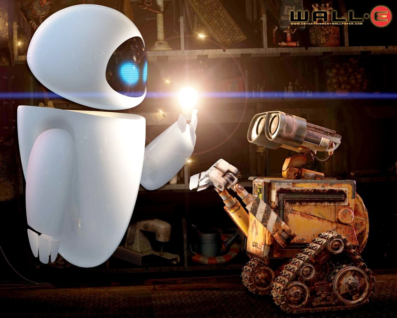 WALL E Robot historia de fondo de pantalla #13 - 1280x1024