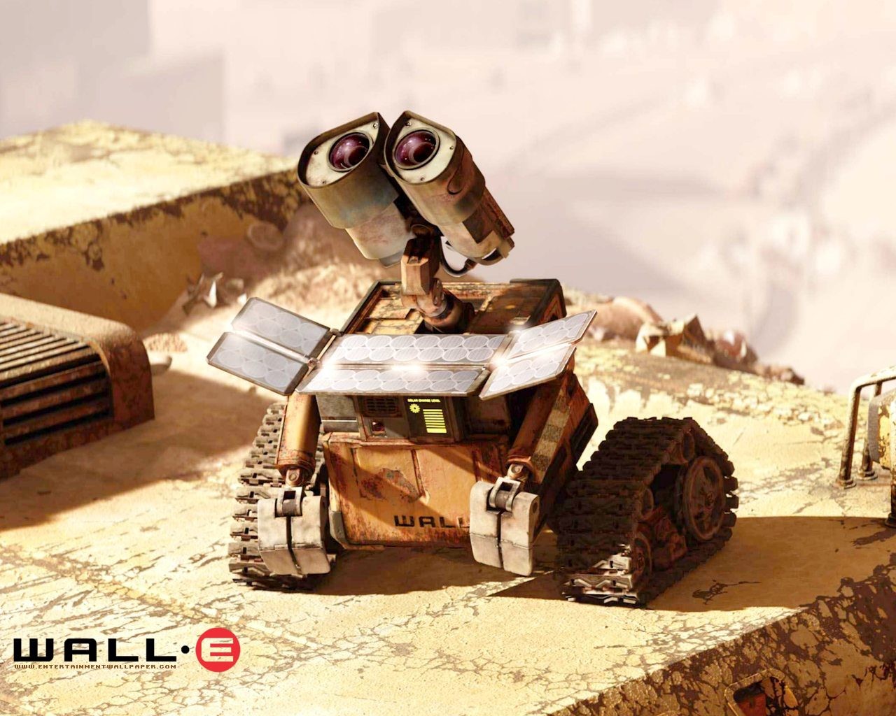 WALL E Robot historia de fondo de pantalla #14 - 1280x1024