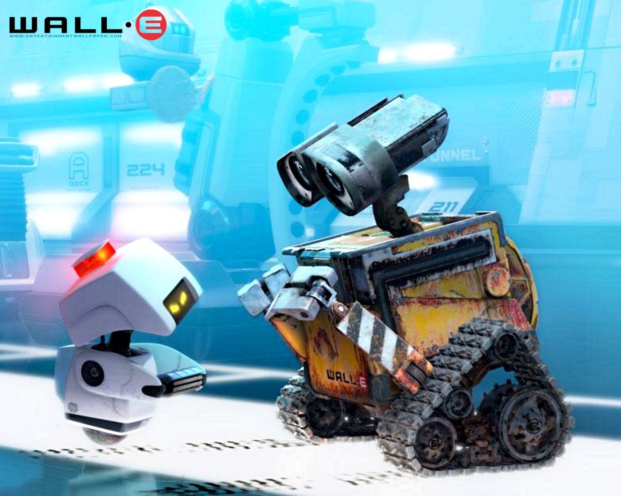 WALL E Robot historia de fondo de pantalla #19 - 1280x1024
