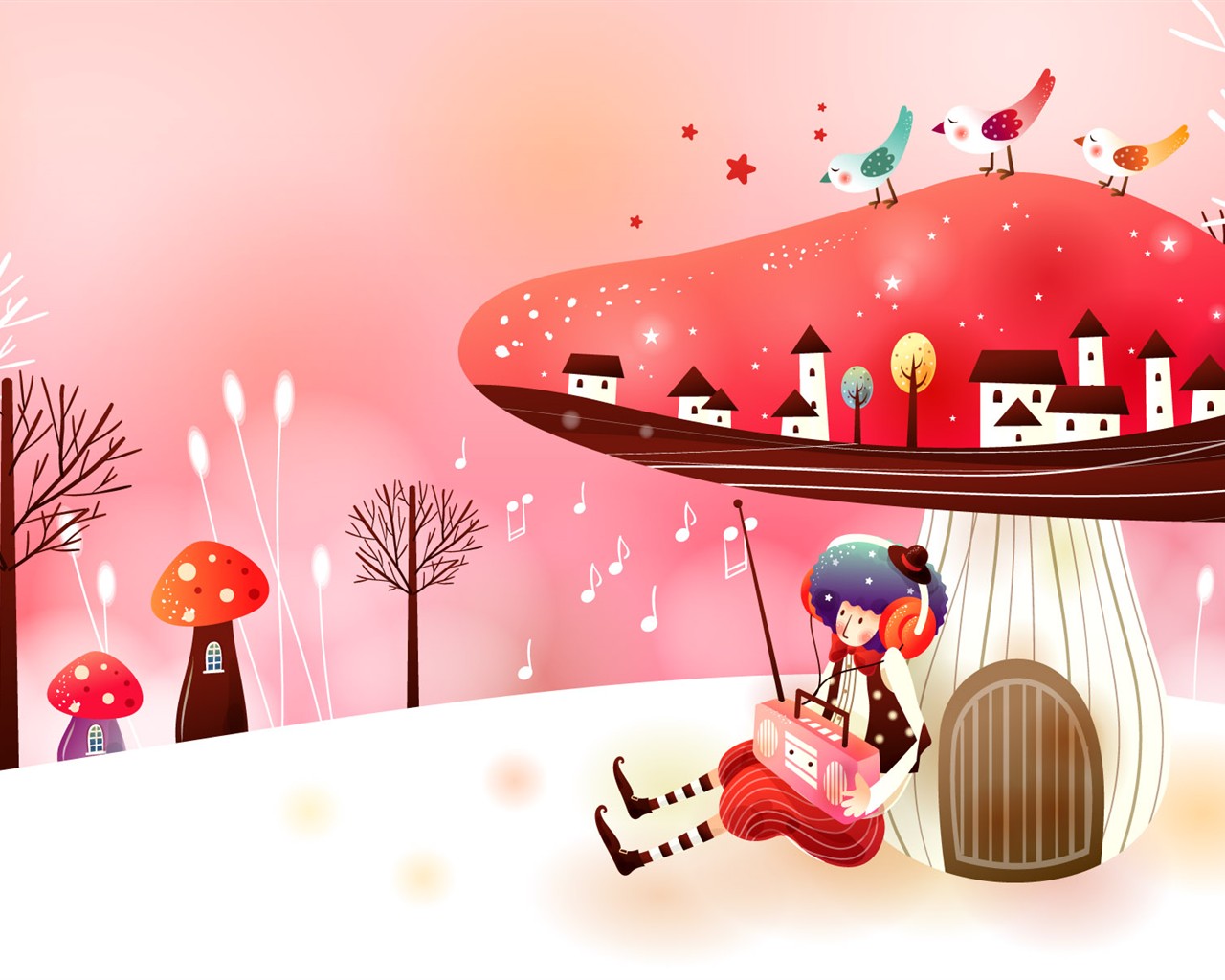 Fairy Tale Dreams Cartoon Wallpapers #1 - 1280x1024