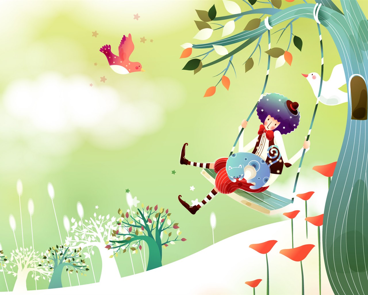 Fairy Tale Dreams Cartoon Wallpapers #2 - 1280x1024