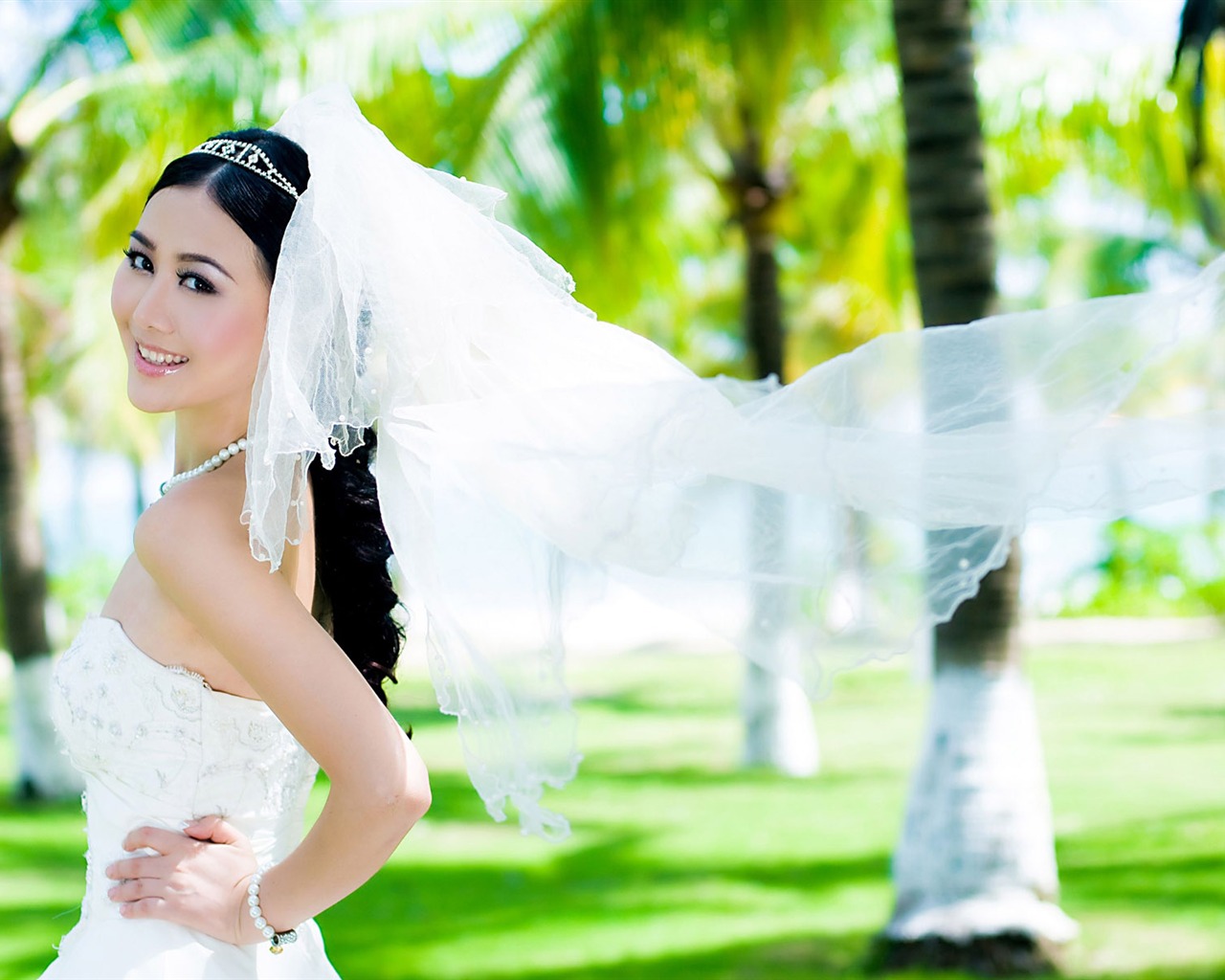 Красивая свадьба невеста #18 - 1280x1024