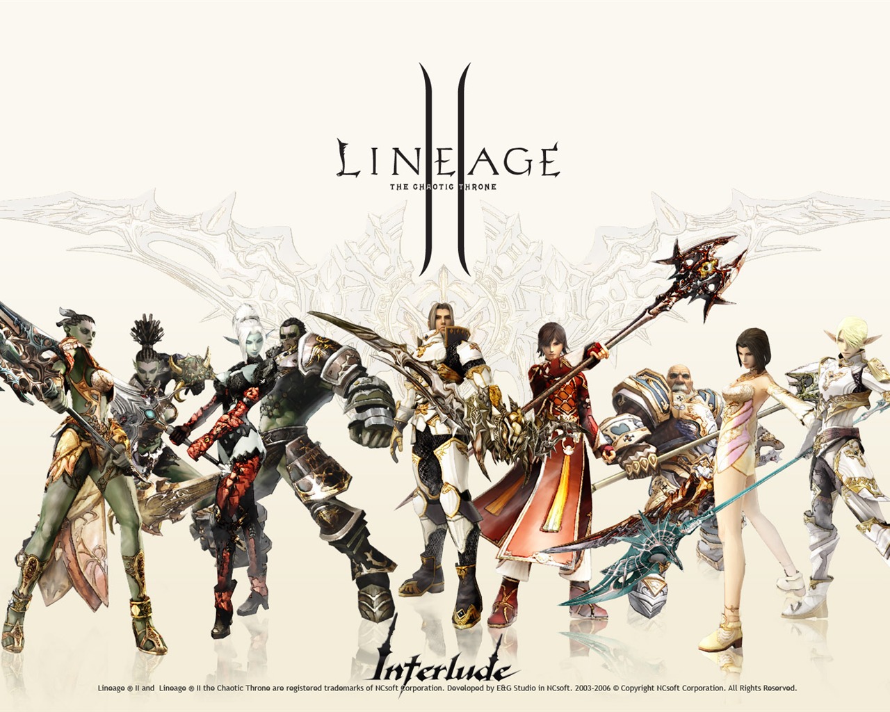 LINEAGE Ⅱ моделирования стола HD игр #8 - 1280x1024