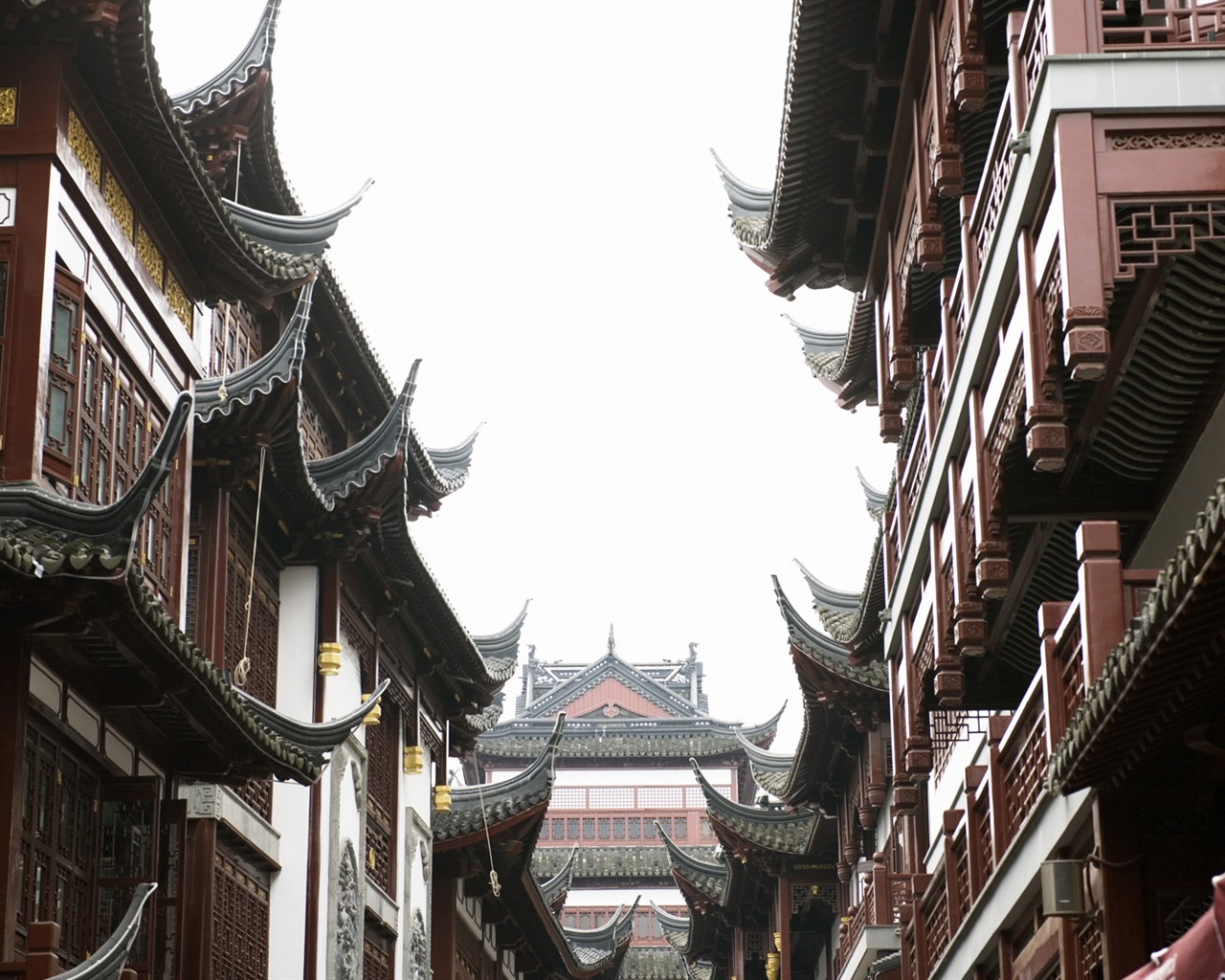 letmý pohled na městské tapety Číny #17 - 1280x1024
