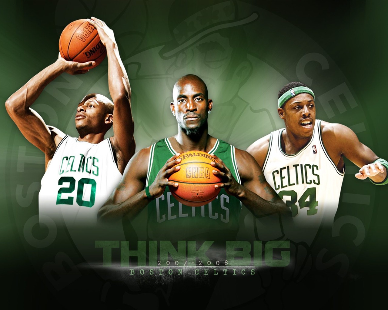 Boston Celtics Oficiální Wallpaper #1 - 1280x1024