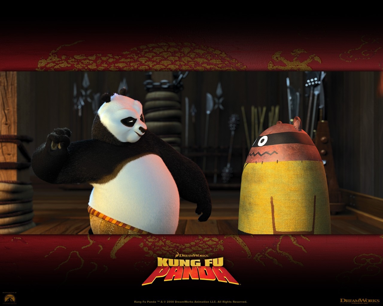 3D-Animation Kung Fu Panda Tapete #8 - 1280x1024