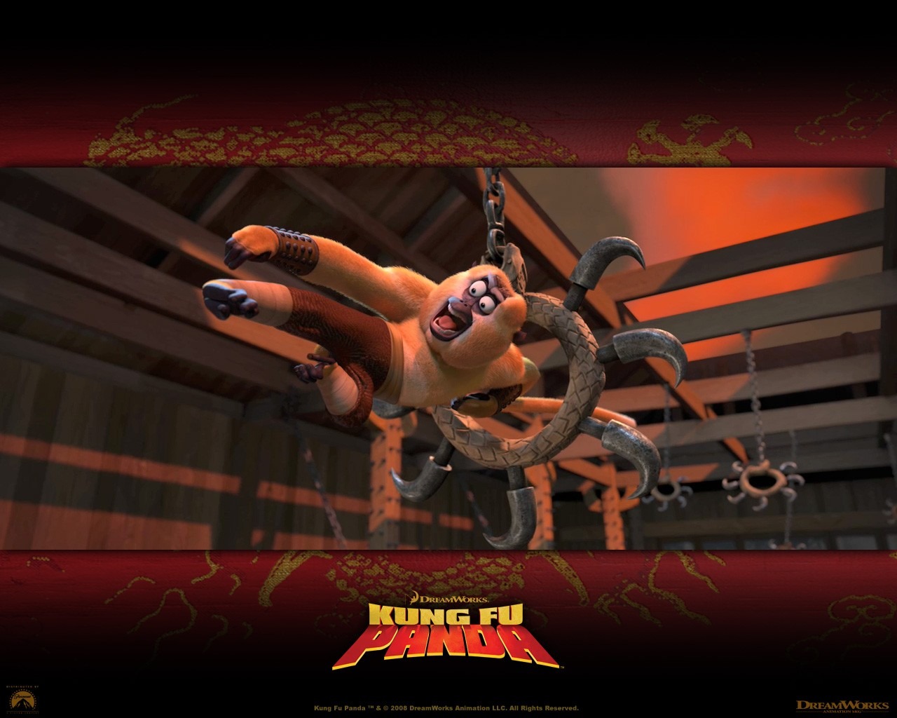 3D анимация Kung Fu Panda обои #14 - 1280x1024