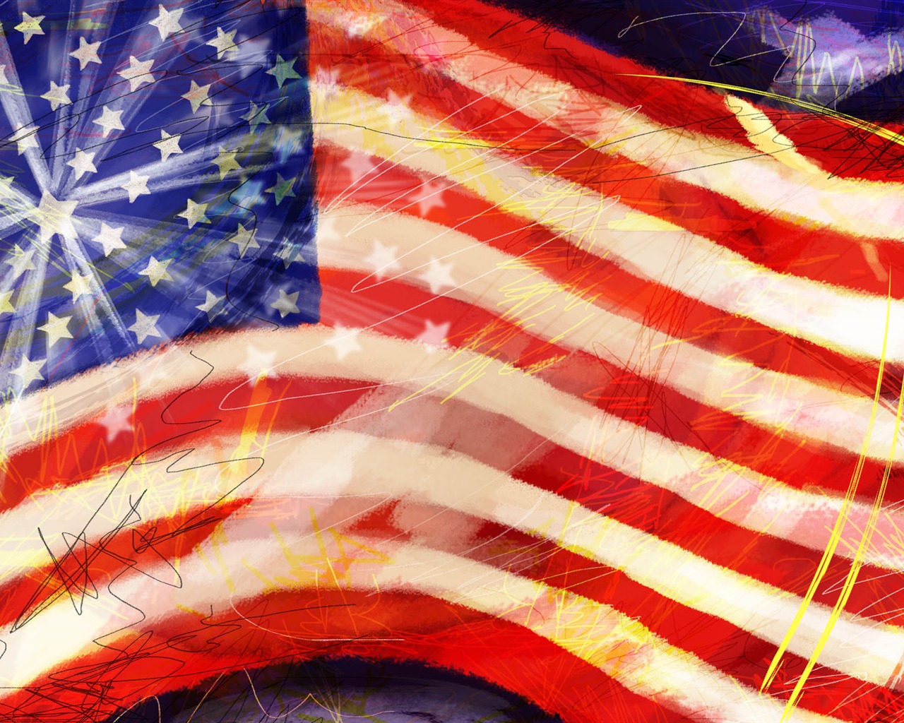 米独立記念日のテーマの壁紙 #9 - 1280x1024