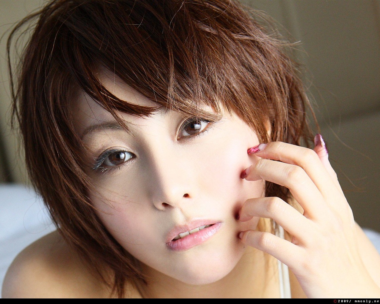 Japonaise Asami Kumakiri beau fond d'écran #1 - 1280x1024
