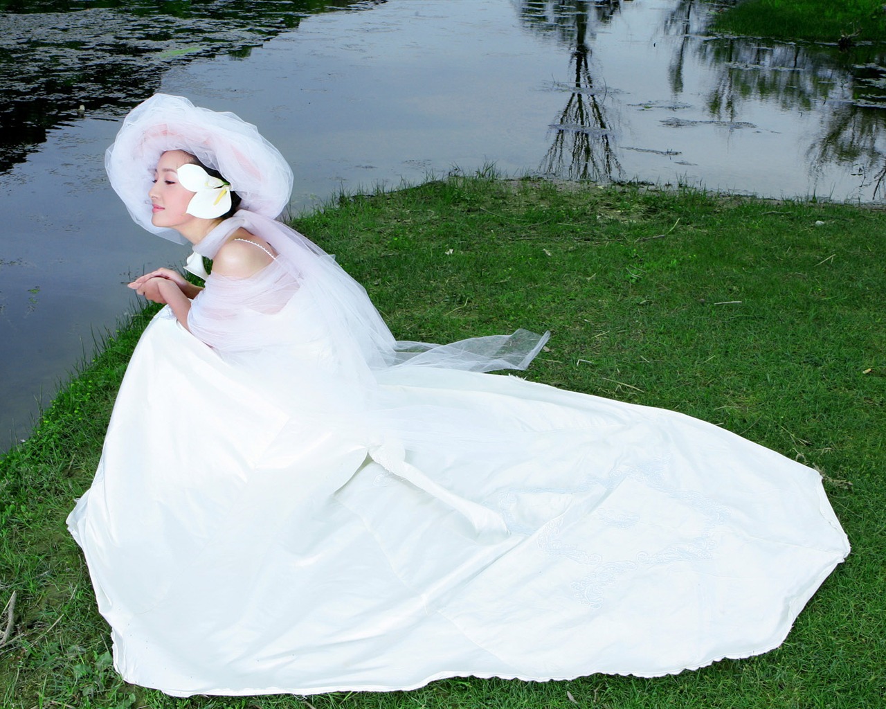 Beautiful reine Braut Tapete #5 - 1280x1024