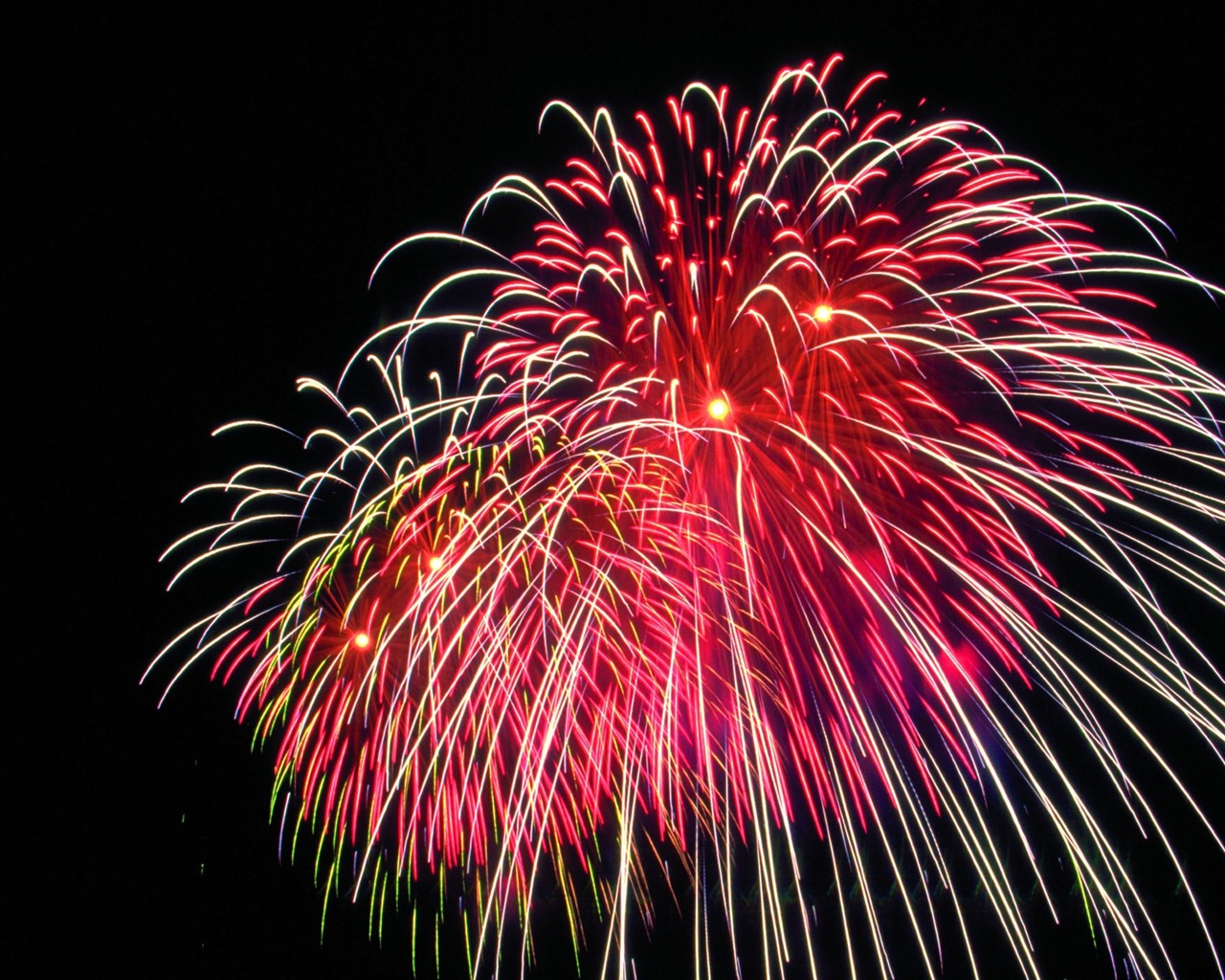 feux d'artifice Festival affichage Fond d'écran #24 - 1280x1024