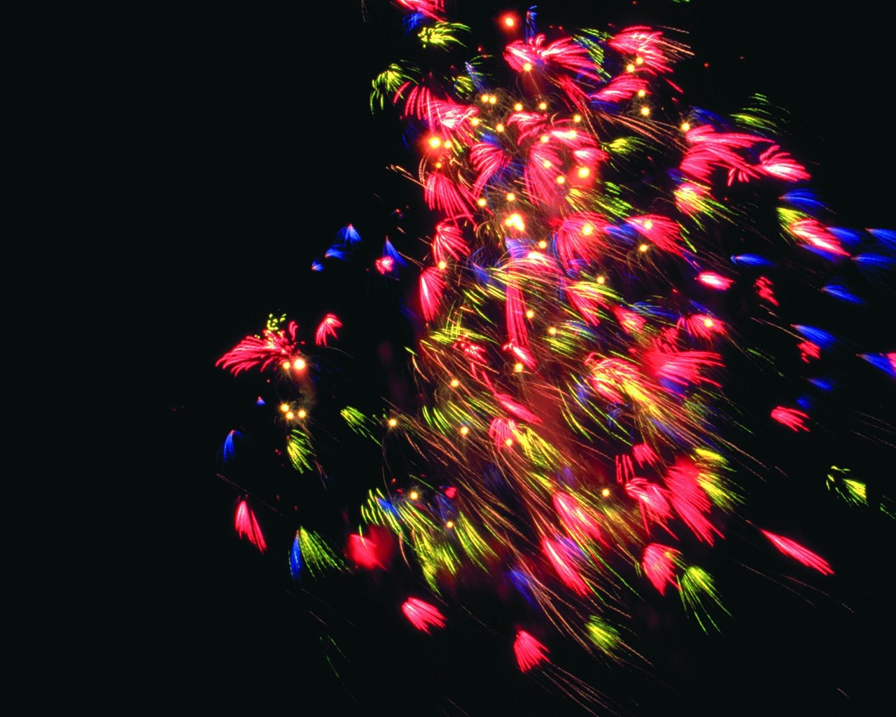 Festival fireworks display wallpaper #31 - 1280x1024