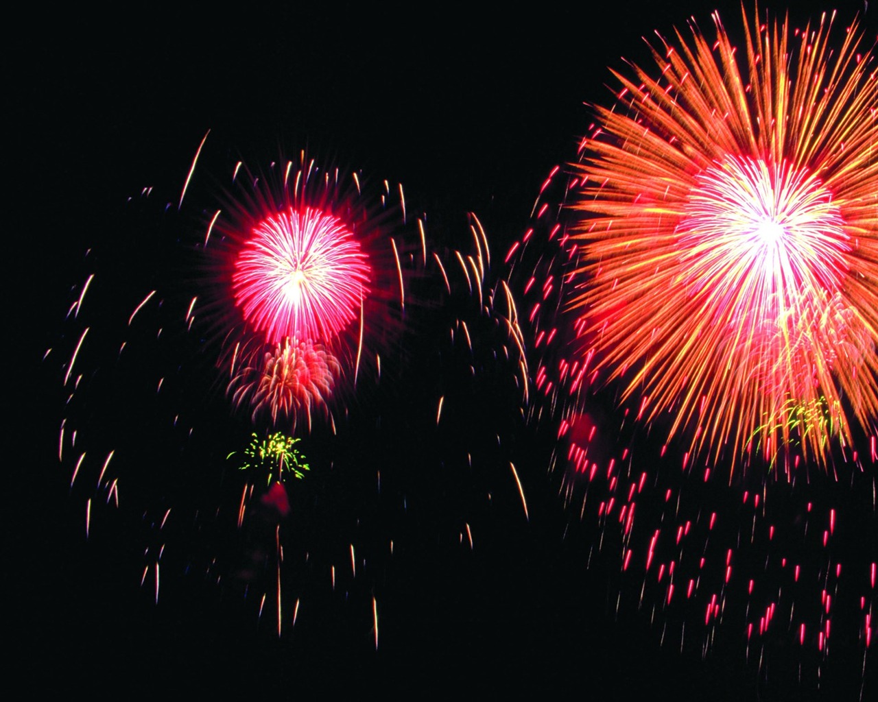 Festival fireworks display wallpaper #40 - 1280x1024
