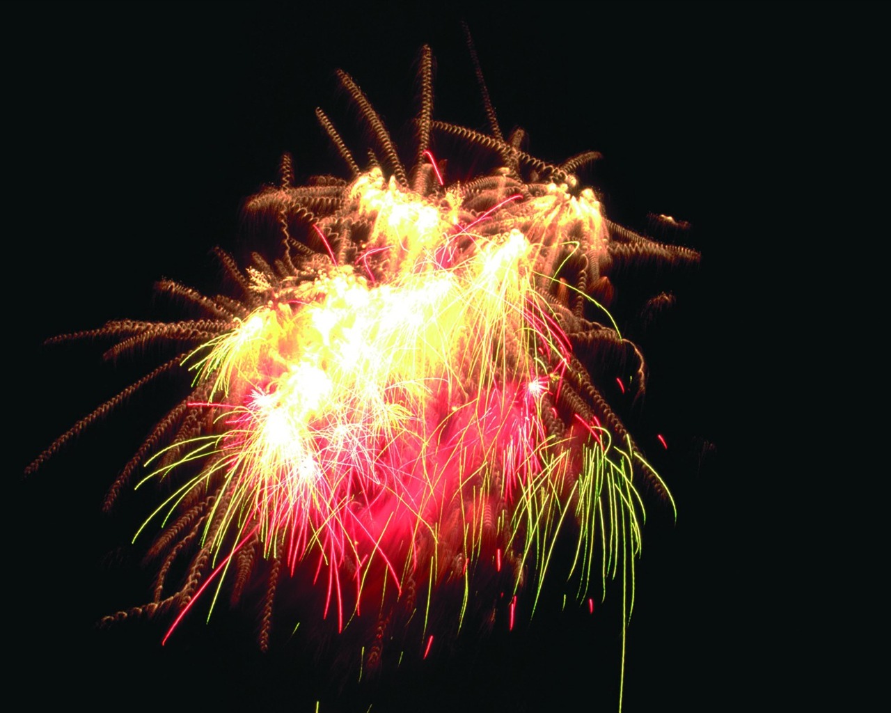 Festival fireworks display wallpaper #44 - 1280x1024