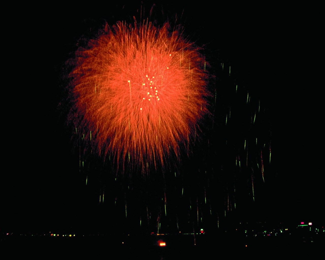 Festival fireworks display wallpaper #45 - 1280x1024