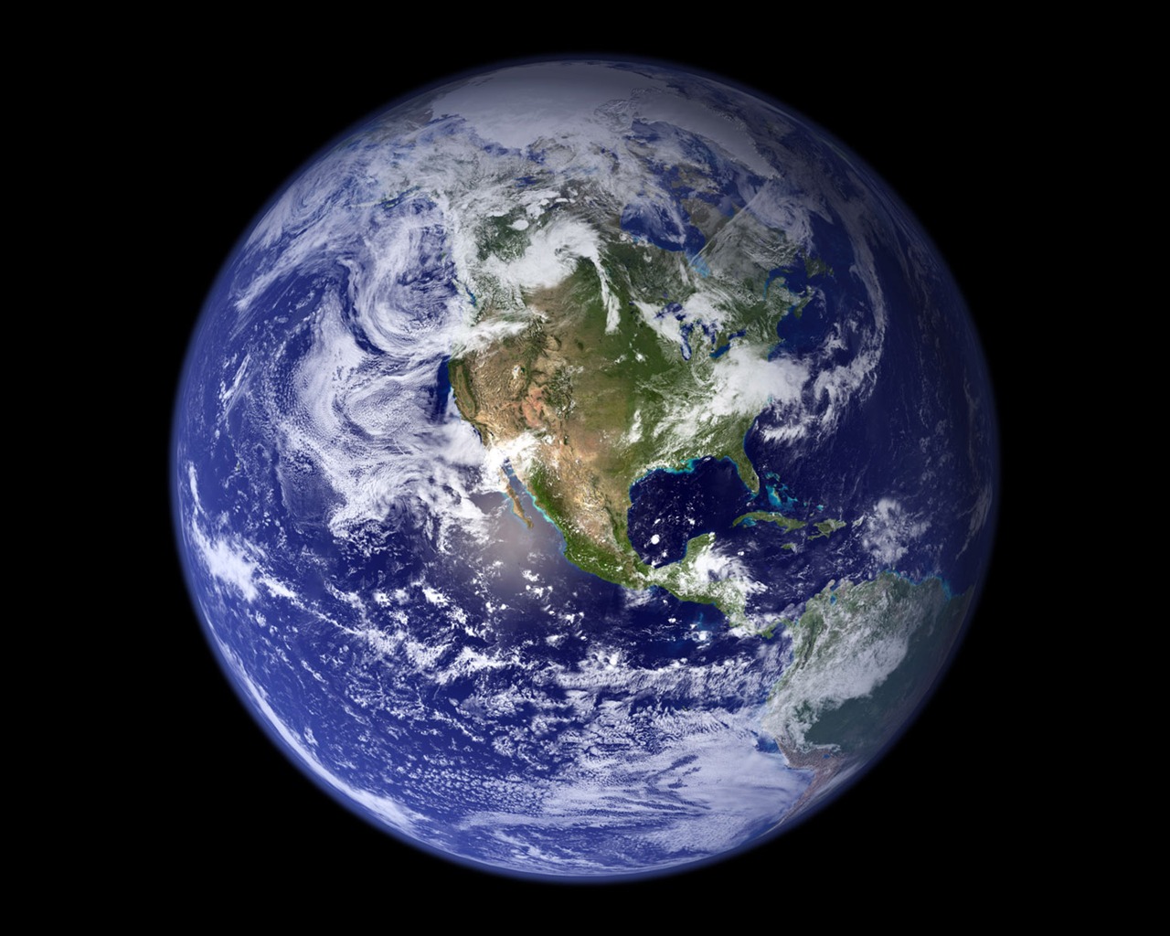 HD wallpaper krásný pohled z ptačí perspektivy na Zemi #1 - 1280x1024