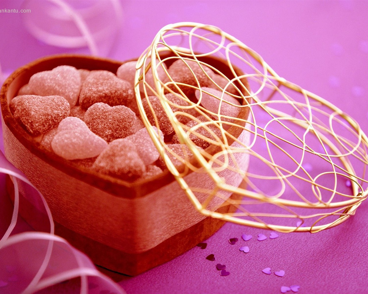 La tinta indeleble Día de San Valentín de chocolate #1 - 1280x1024
