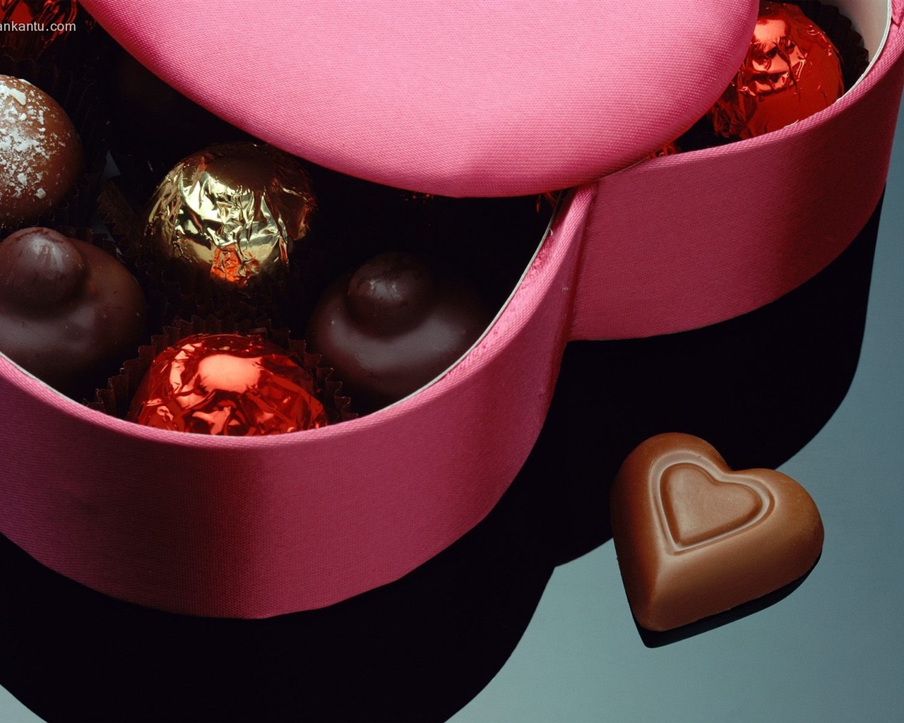 La tinta indeleble Día de San Valentín de chocolate #2 - 1280x1024