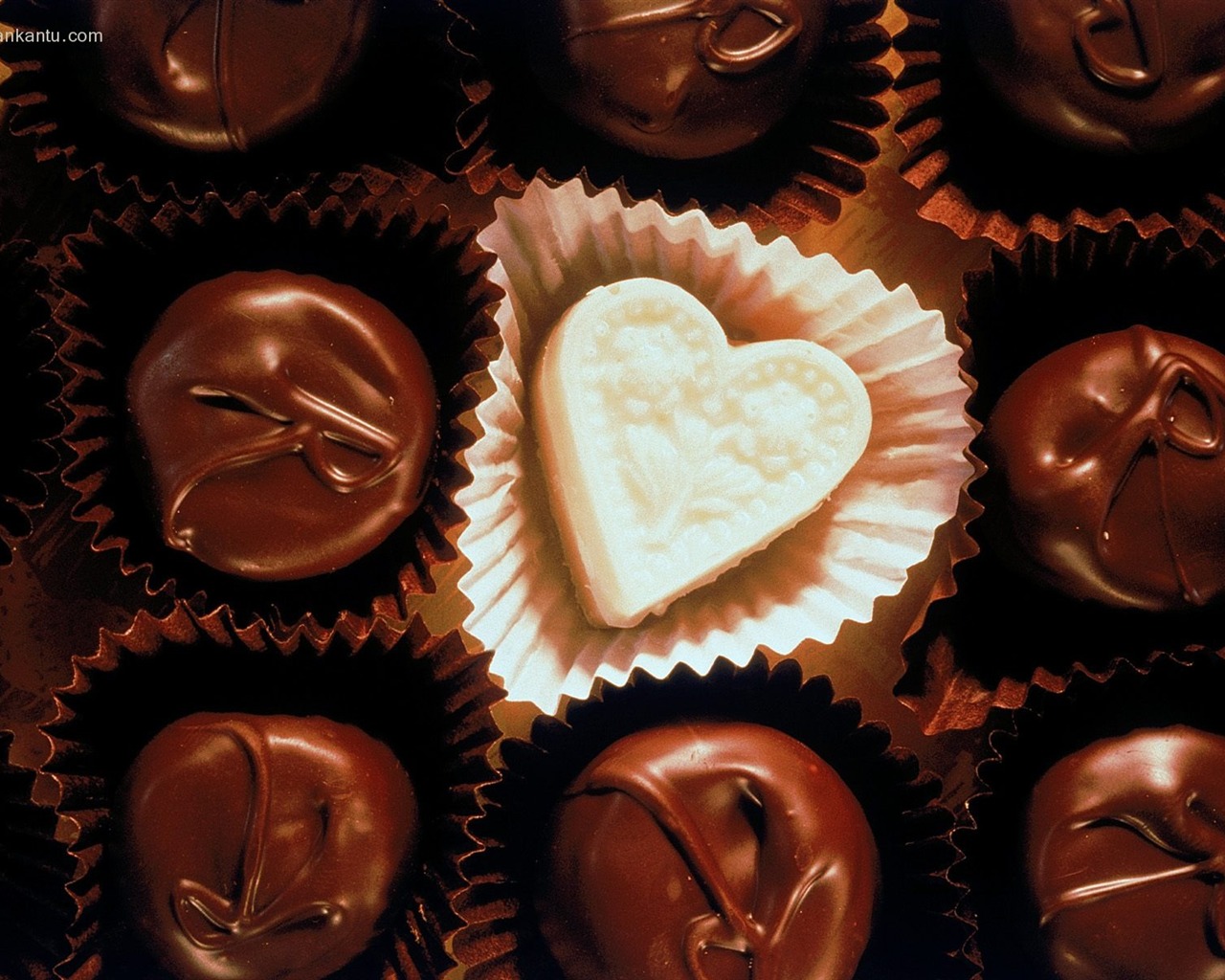 La tinta indeleble Día de San Valentín de chocolate #3 - 1280x1024