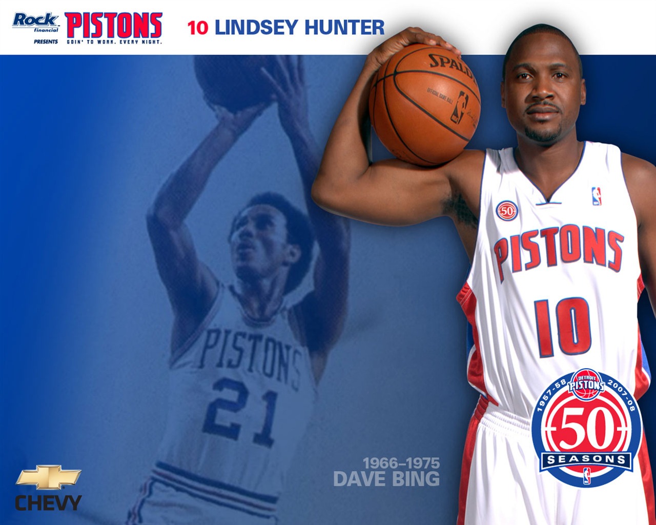 Detroit Pistons Oficiální Wallpaper #16 - 1280x1024