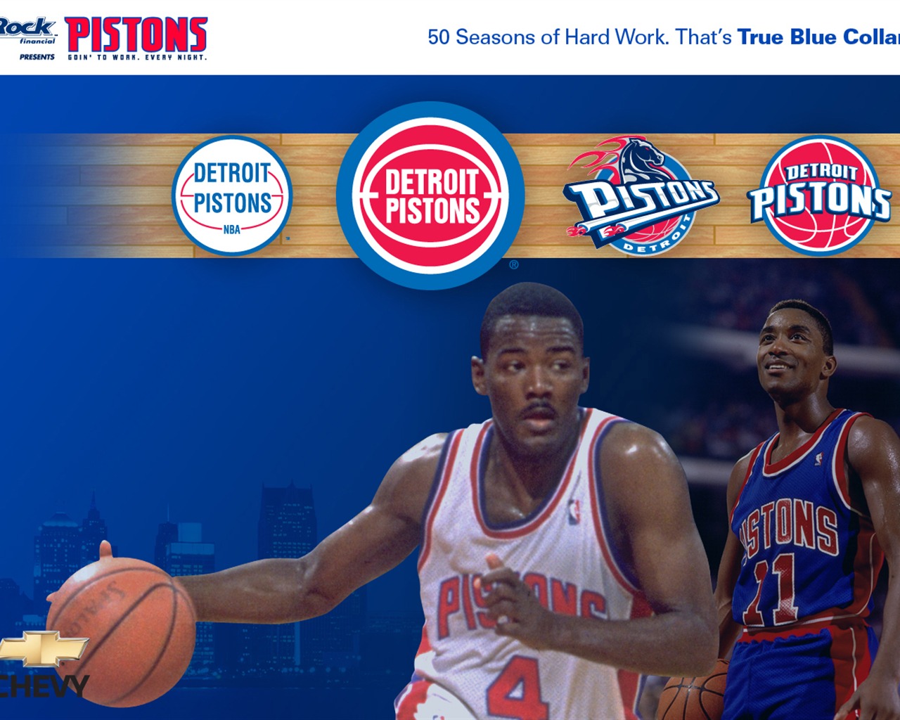 Detroit Pistons Official Wallpaper #33 - 1280x1024