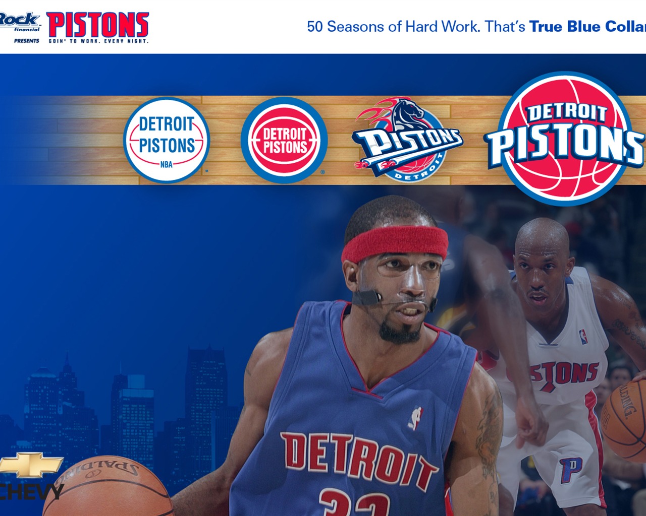 Detroit Pistons Official Wallpaper #34 - 1280x1024