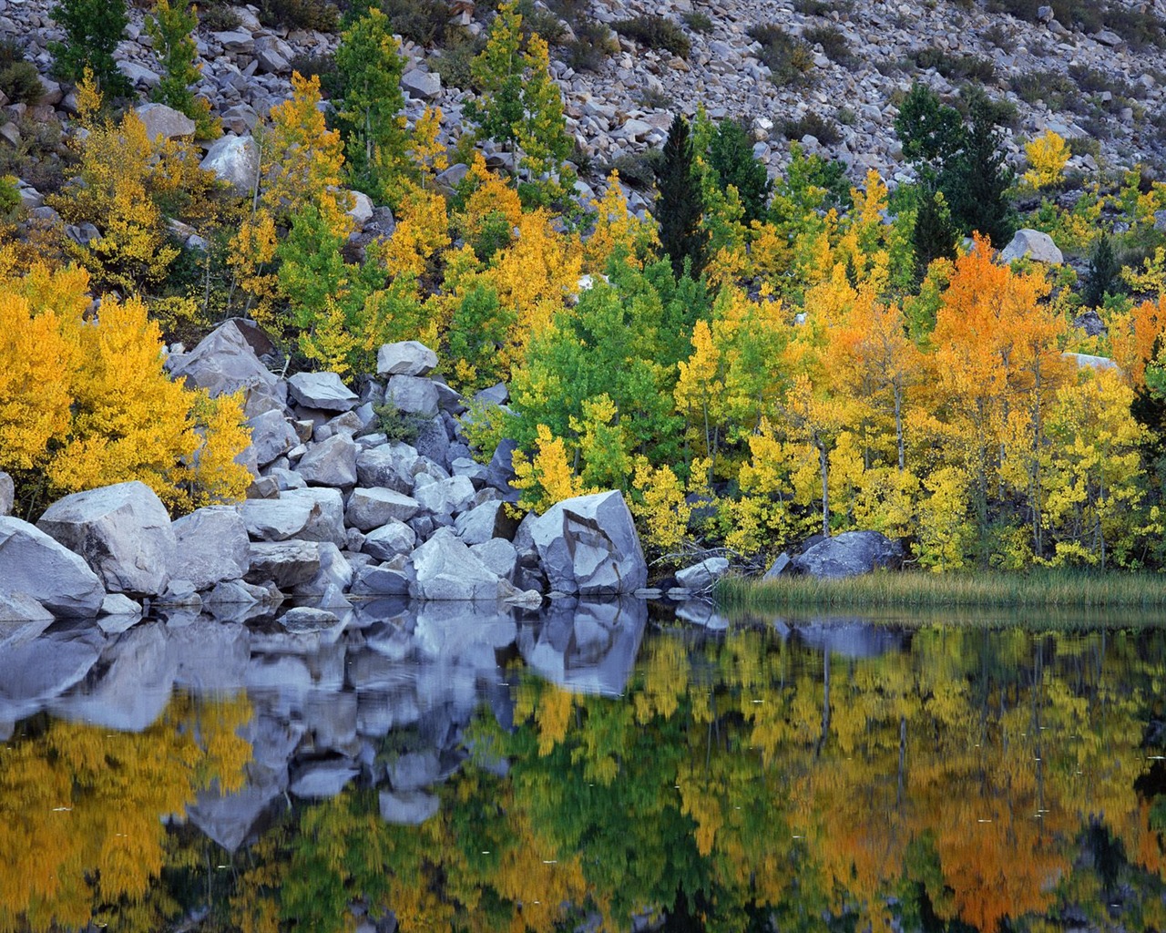 Podzimní krajina krásná tapeta #13 - 1280x1024