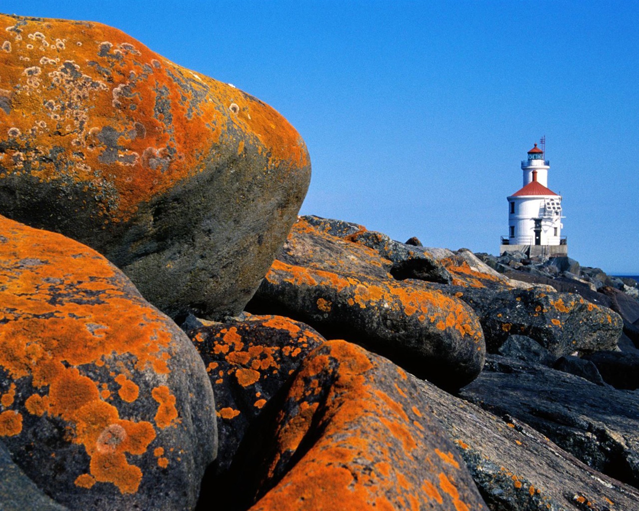 Pobřežní Lighthouse HD Wallpaper #2 - 1280x1024