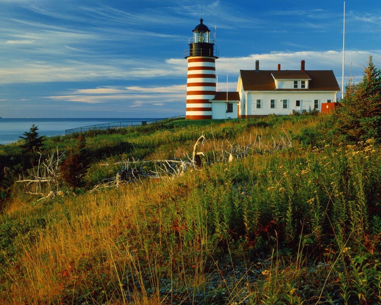 Coastal Lighthouse HD Wallpaper #5 - 1280x1024