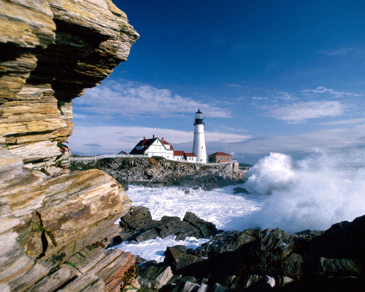 Coastal Lighthouse HD Wallpaper #8 - 1280x1024