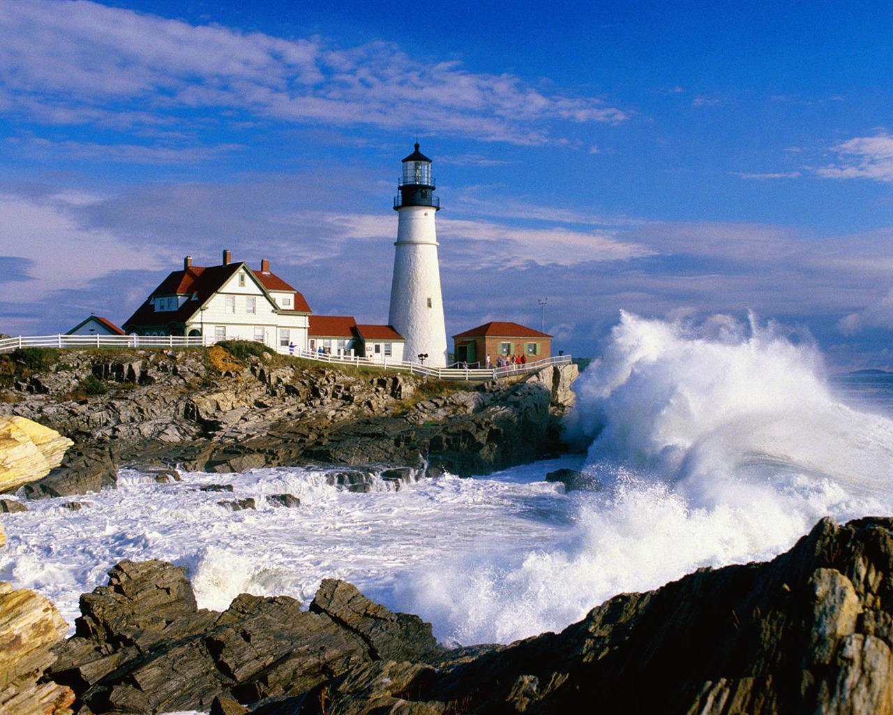 Pobřežní Lighthouse HD Wallpaper #9 - 1280x1024