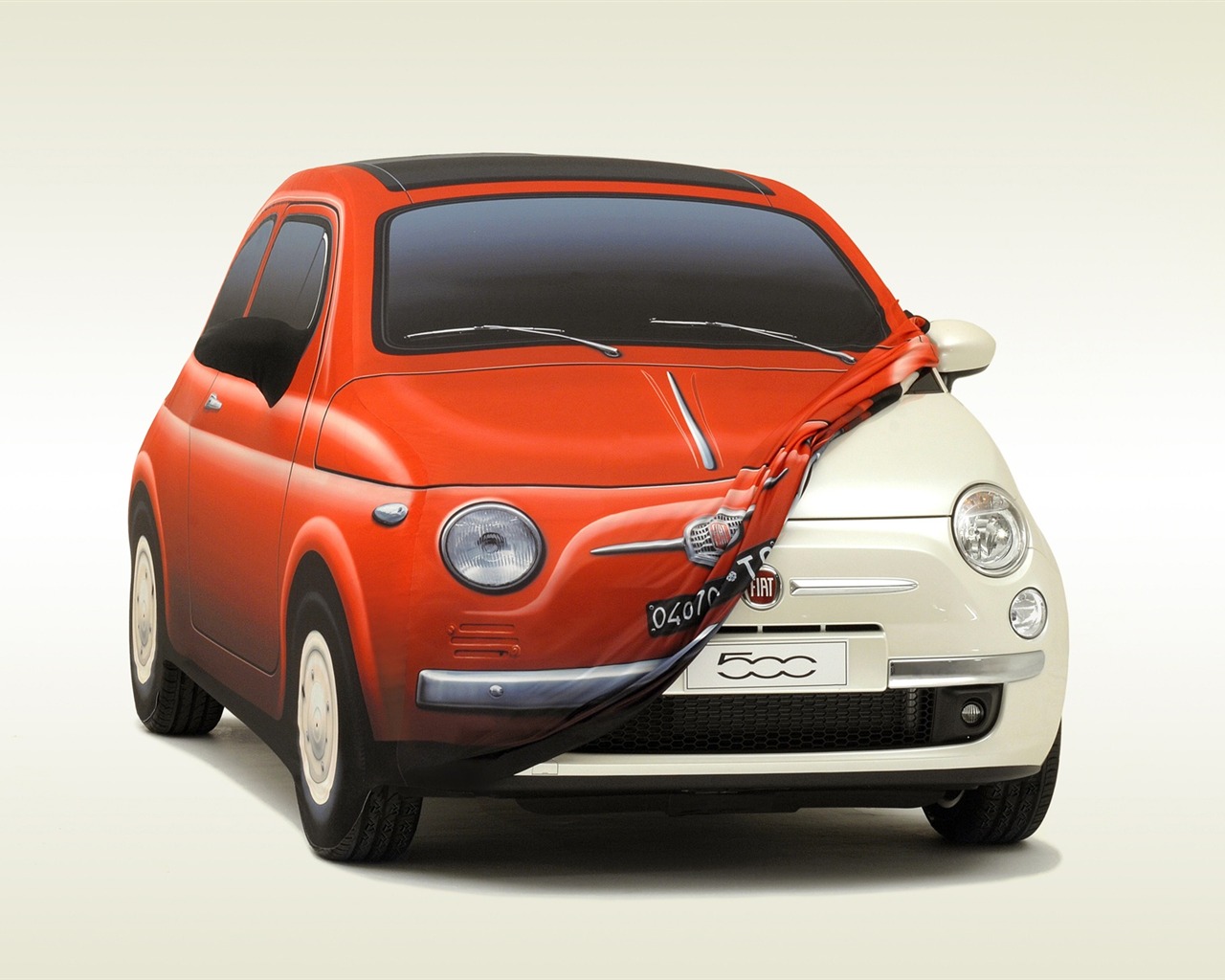 Fiat 500 обои #14 - 1280x1024