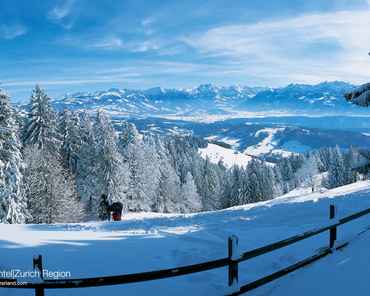 瑞士冬季旅游景点壁纸4 - 1280x1024