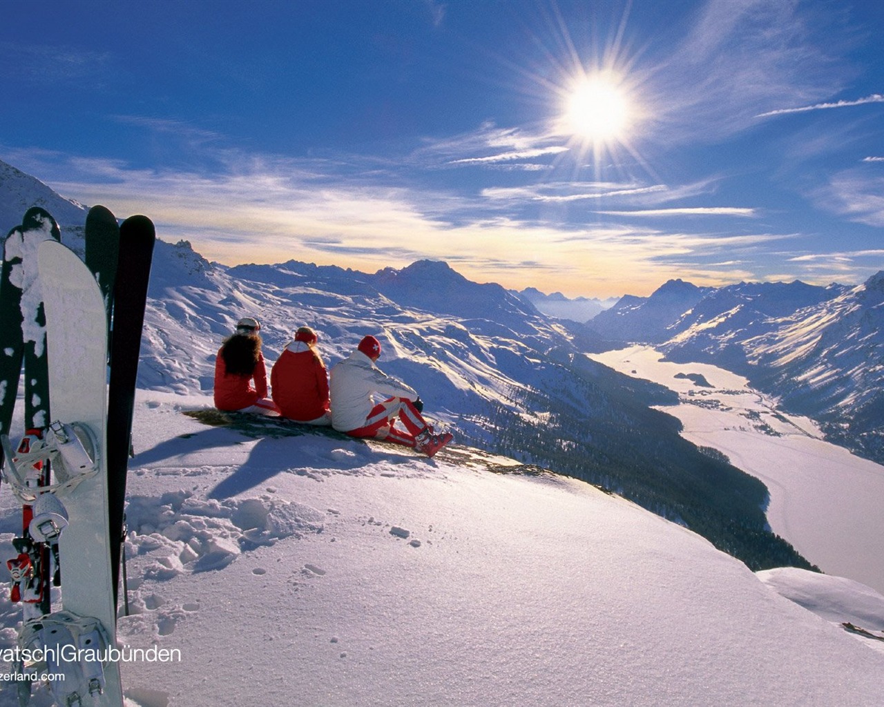 瑞士冬季旅遊景點壁紙 #6 - 1280x1024