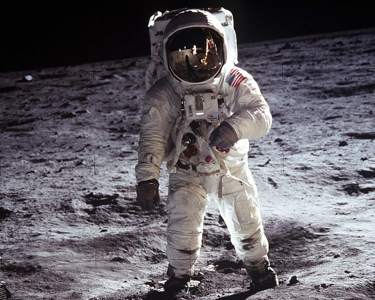アポロ11号珍しい写真壁紙 #1 - 1280x1024