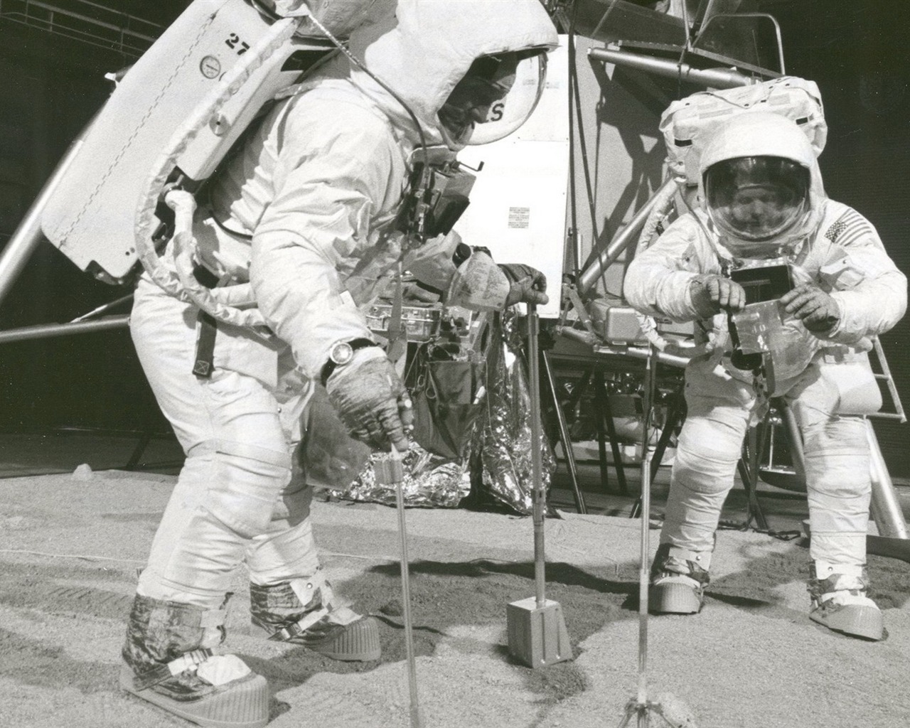 アポロ11号珍しい写真壁紙 #27 - 1280x1024
