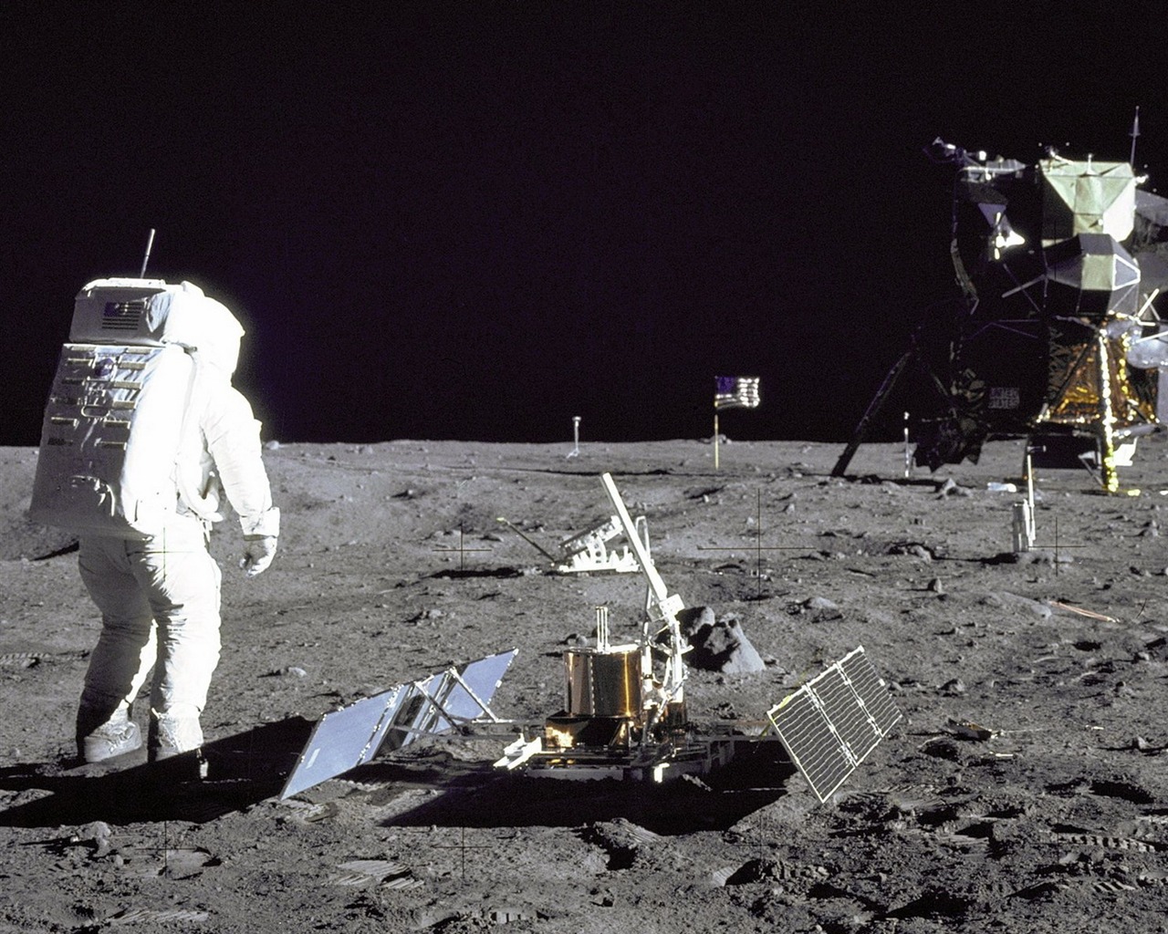 阿波罗11珍贵照片壁纸39 - 1280x1024